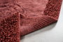 Mijölnir Juego de alfombrillas de baño de algodón 100% Rojo clarete